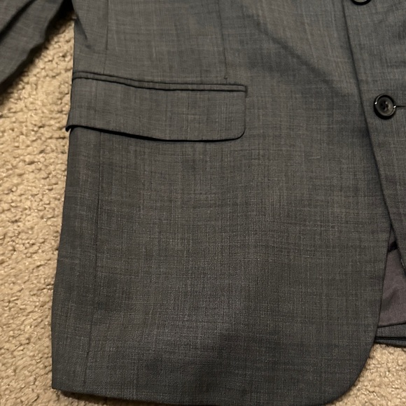 Lauren Ralph Lauren Mens Two-Button Wool Sport Coat Blazer Gray Size 40L - Picture 5 of 9